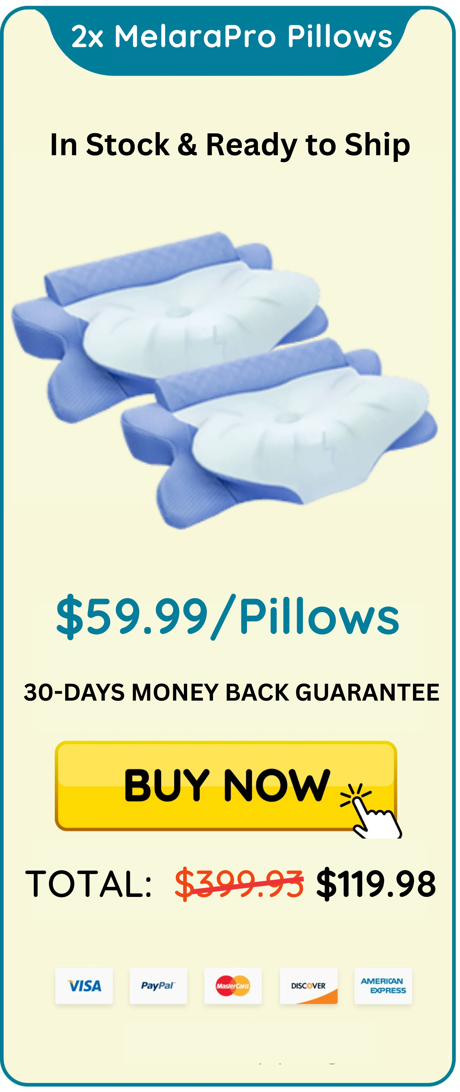 Melara Pro Pillow package 2